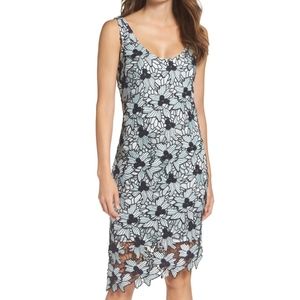 NWT BB Dakota Occassion blue lace dress Sz Small